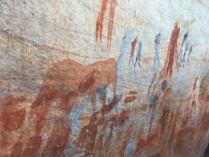 Cave Paintings by Bushman's Kloof