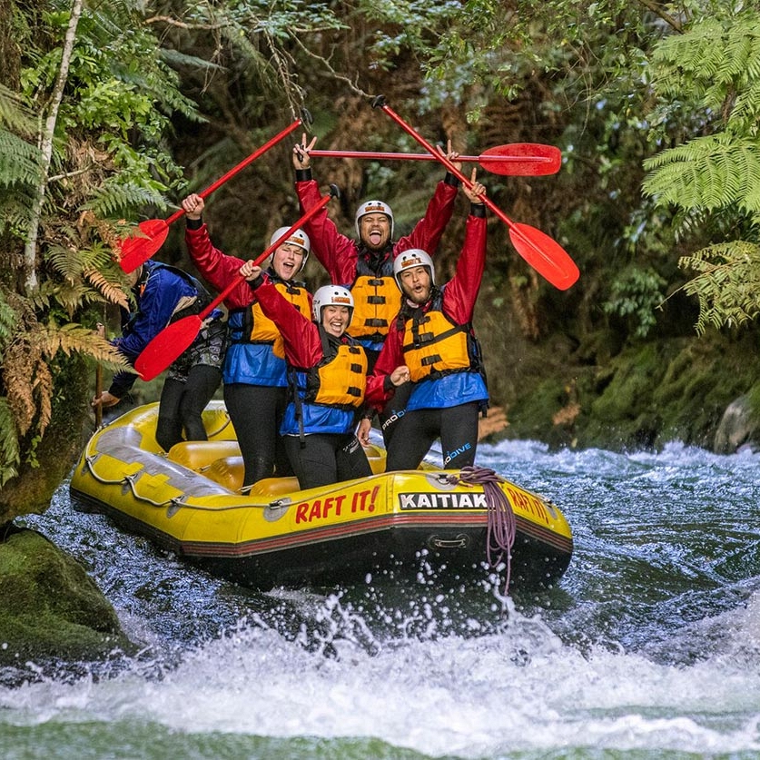 Whitewater rafting excursion from Rotorua, New Zealand