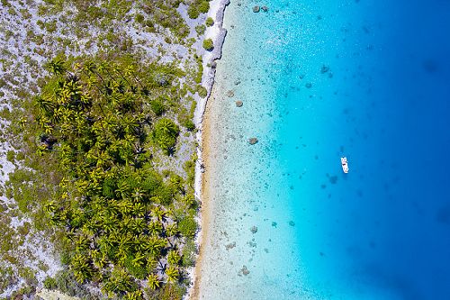 Aerial View of Fakarava Island
