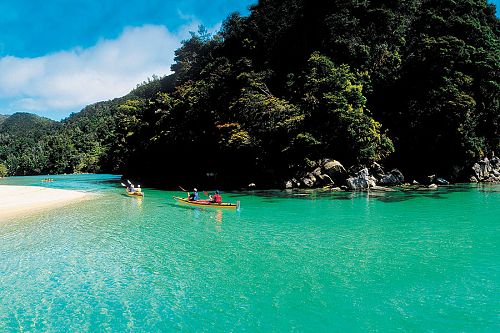 New Zealand Honeymoon Adventure - Sea kayaking Abel Tasman