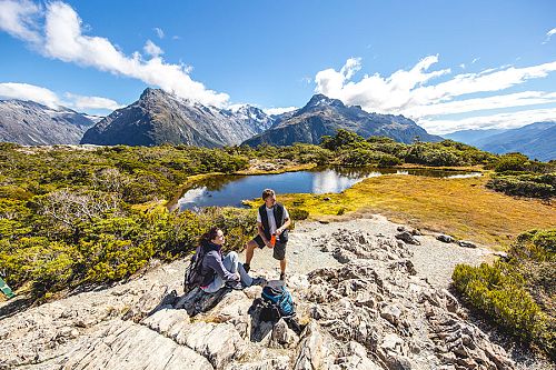 Beautiful Scenery on New Zealand's Routeburn Track