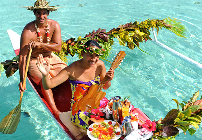 Breakfast Delivered by Canoe - Top French Polynesia Experiences