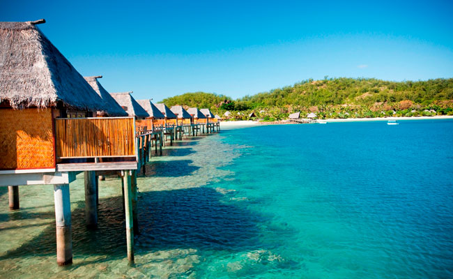 Overwater bungalows in Malolo - Likuliku Lagoon Resort - Fiji Travel - Trip to Fiji