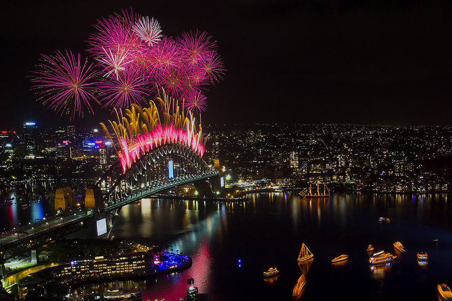 DNSW - Visit Sydney during New Years Eve for a spectacular fireworks display. - Down Under