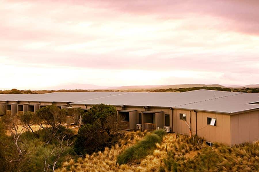 Exterior of Lost Farm Lodge, Tasmania