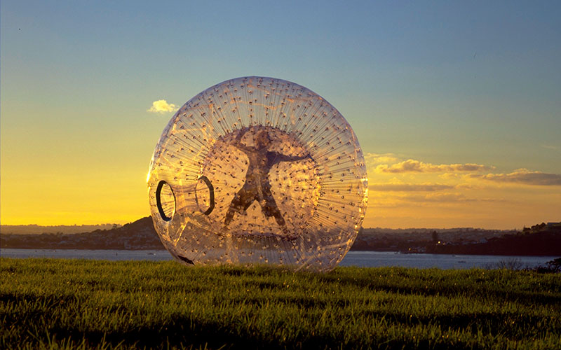 Zorbing Adventure in Rotorua, New Zealand