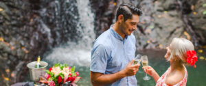 Fiji Honeymoon - Waterfall Dining at Namale Resort
