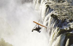 Microlight over Victoria Falls, Zimbabwe - Royal Livingstone Hotel