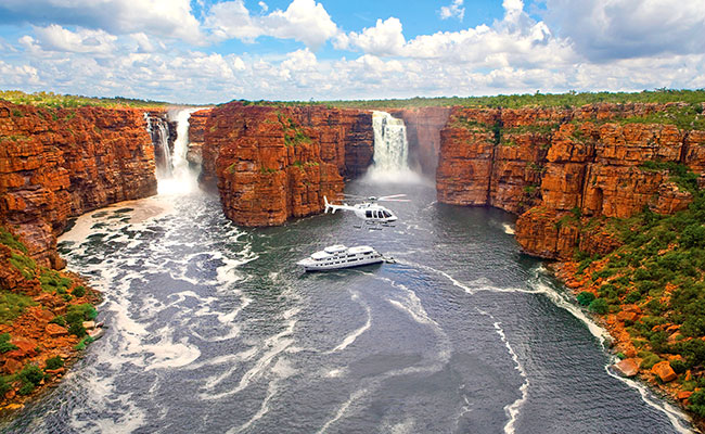 Australia Outback Vacations - True North Adventure Cruise in the Kimberley - Kimberley Waterfalls