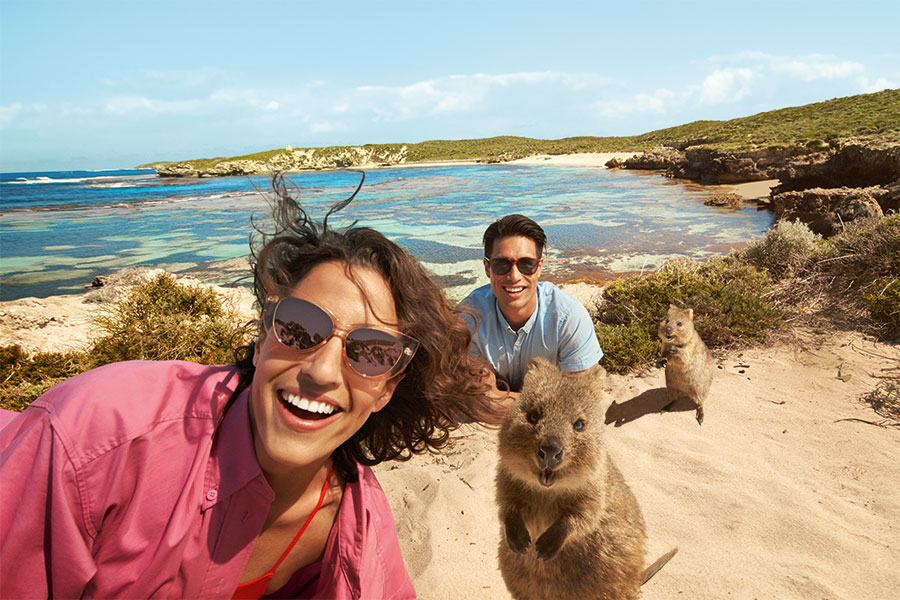 Best Australia Travel Packages - Quokka Selfie on Rottnest Island