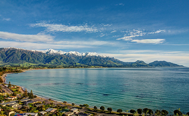 Kaikoura New Zealand Travel Guide and Things to Do - Panoramic View of Kaikoura Bay