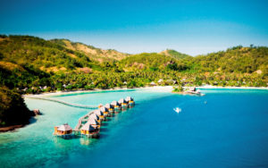 Overwater Bungalows at Likuliku Lagoon Resort Fiji
