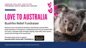 Australians in Chicago - Love to Australia Fundraiser