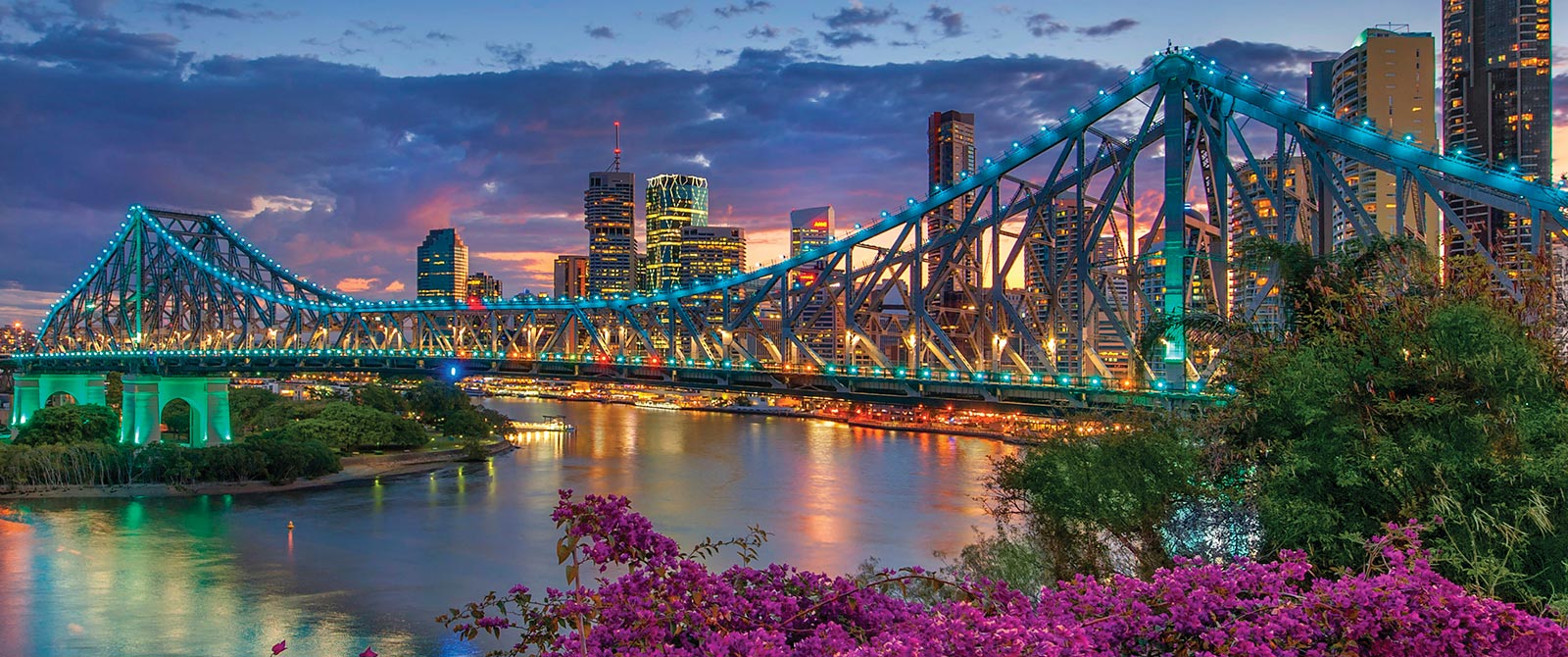 Story Bridge and the Brisbane Skyline - Australia Reef, Rainforest, and Brisbane Explorer Package