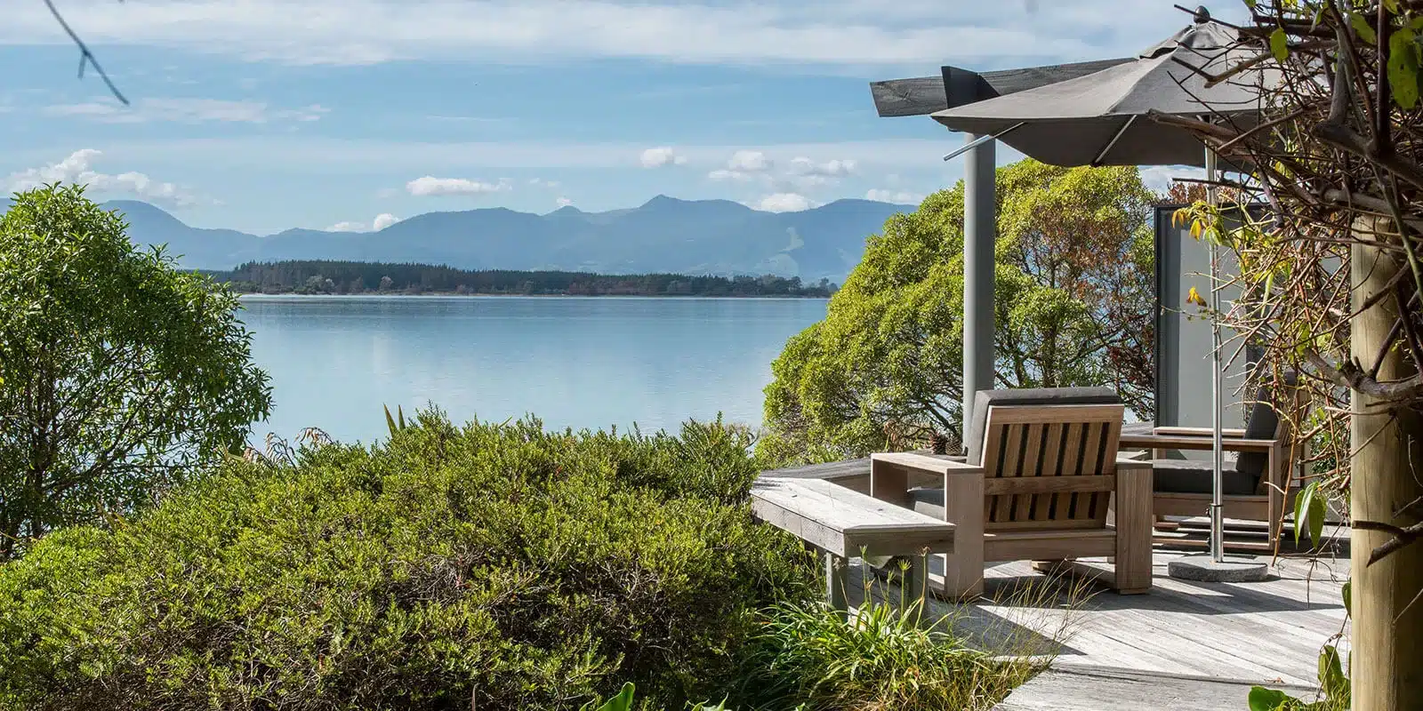 Stunning views from a villa at Te Koi - The Lodge at Bronte, New Zealand