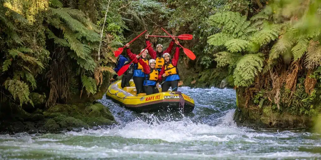 Whitewater rafting adventure from Rotorua