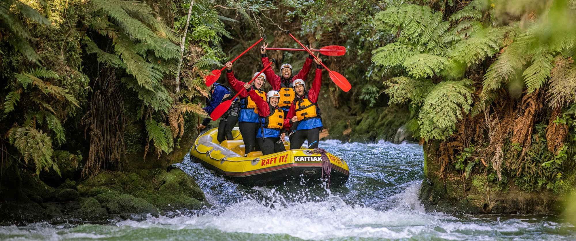 Whitewater rafting excursion from Rotorua, New Zealand